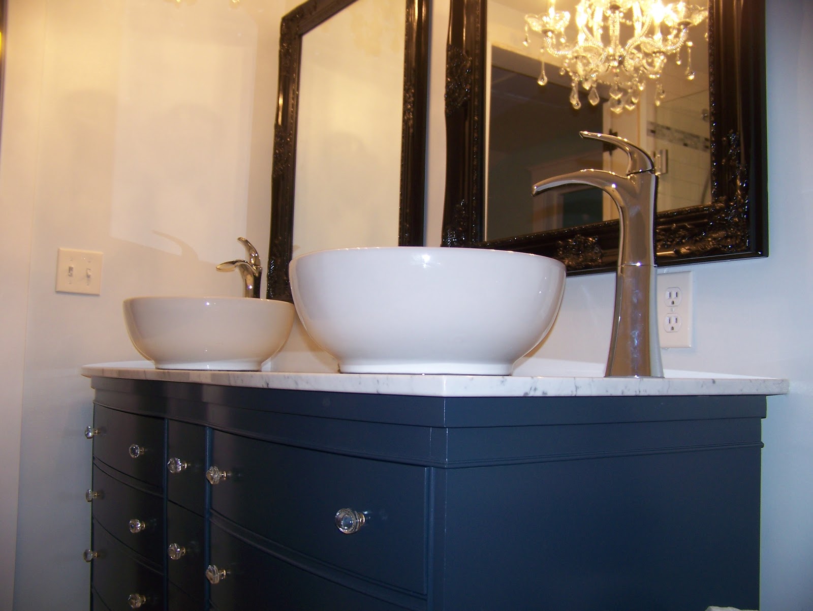 JULIE PETERSON Simple Redesign TURNING A DRESSER INTO A BATHROOM VANITY